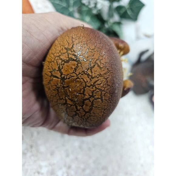 Set of 5 Primitive Rustic Leatherette 5" Aged HALLOWEEN Ghost Black Cat Witch - Picture 7 of 7